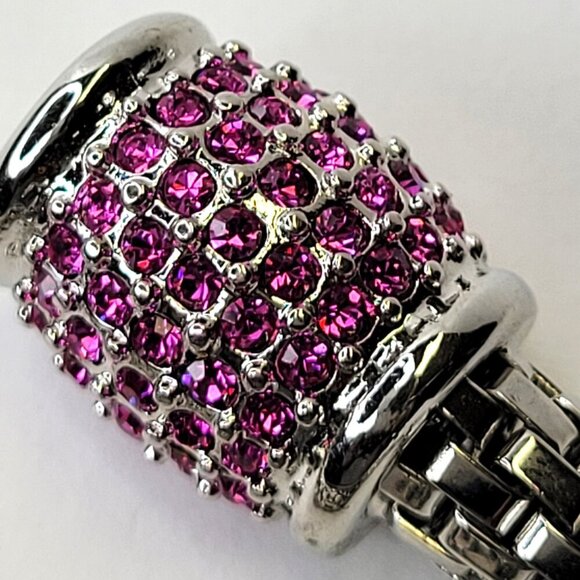 Pink Crystal Magnetic Bracelet - Picture 2 of 8